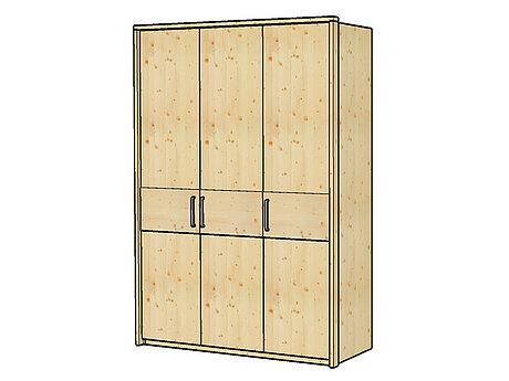3-türiger Drehtürenschrank Mod. Lugano