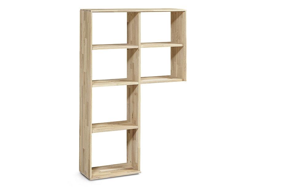 Holzregal mit 6 Fächer