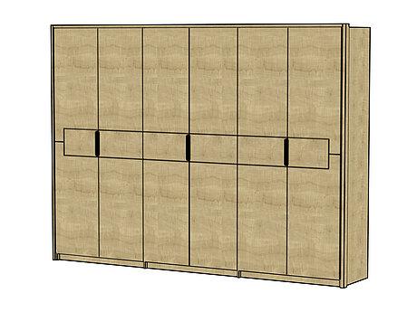 6-türiger Drehtürenschrank Mod. Castellos