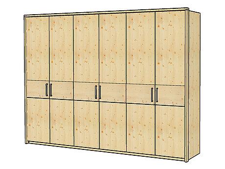 6-türiger Drehtürenschrank Mod. Lugano