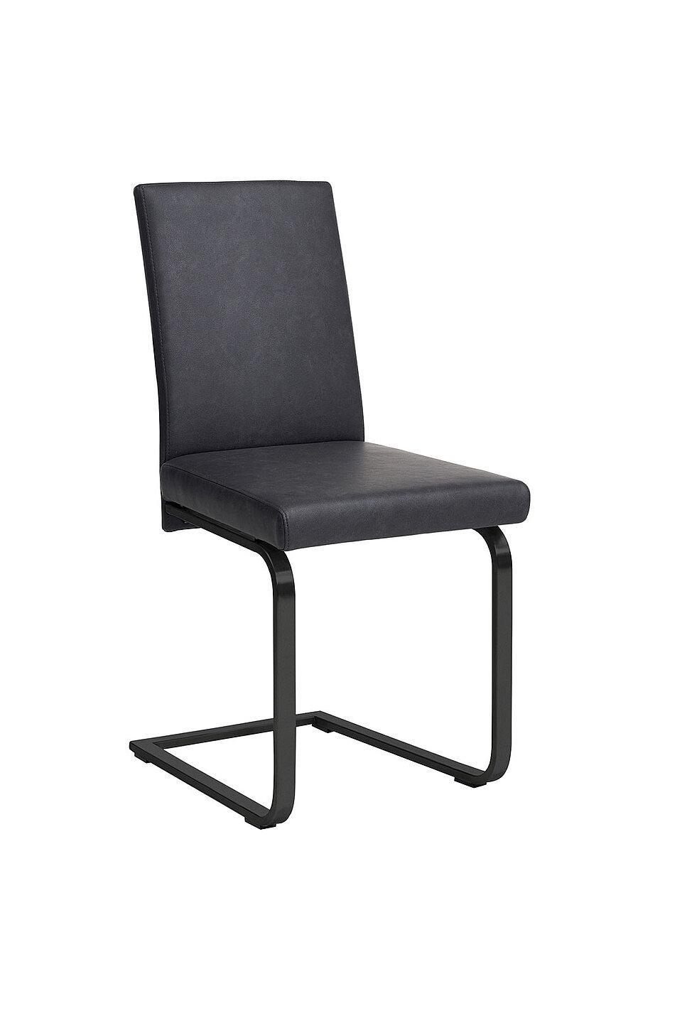 Freischwinger Stuhl schwarz Schösswender Möbel